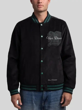 Doctor Doom Corduroy Varsity Jacket