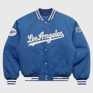 Dodgers Madhappy Royal World Series Varsity Jacket
