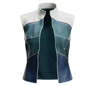Doomsday Sue Storm White & Blue Vest For Sale