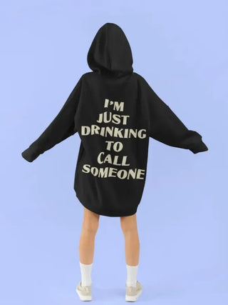 Sabrina Carpenter Drinking to Call Someone Hoodie