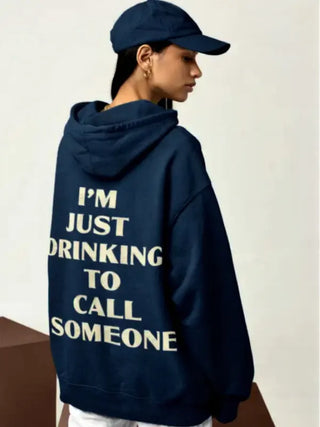 Sabrina Carpenter Drinking to Call Someone Hoodie