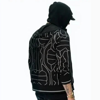 Eminem Antivenom Black Graphic Hoodie  Black Zipper Jacket