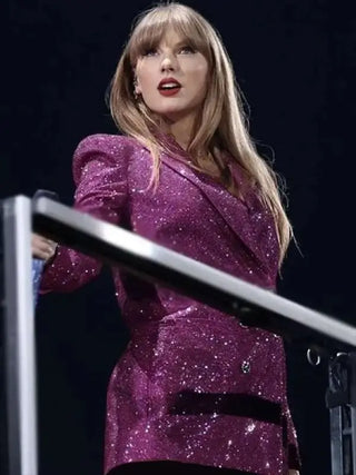 Eras Tour Taylor Swift Pink Sequin Blazer