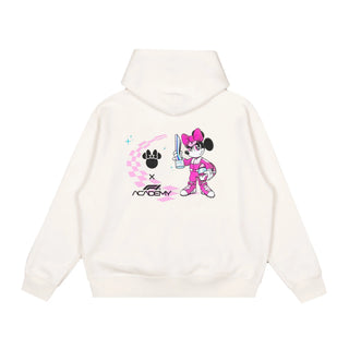 F1 Academy x Disney Minnie Mouse Cream Pullover Hoodie