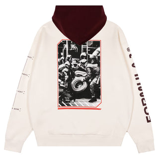 F1 All Hands White Hoodie