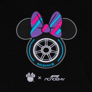 F1 x Academy Disney Minnie Mouse  Pullover Black Hoodie