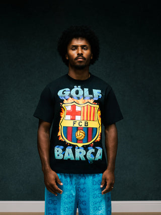 FC Barcelona x Golf Wang Black Tee
