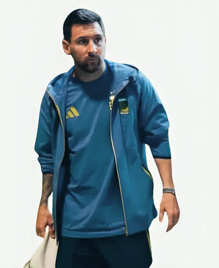FIFA World Cup 2026 Lionel Messi Blue Hooded Jacket