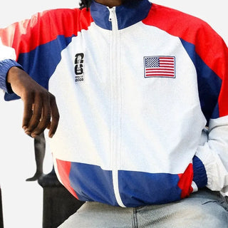 FIFA World Cup 2026 USA Windbreaker Zipper White Jacket