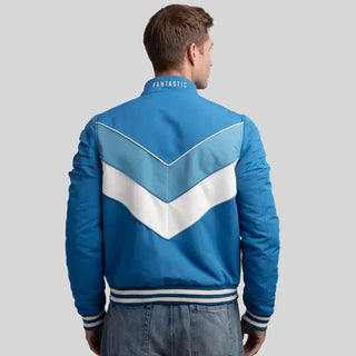 Fantastic Four Ripstop Blue  Bomber Jacket For Men & Women