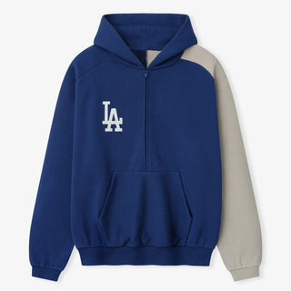 Fear of God x MLB LA Dodgers Half-Zip Raglan Hoodie