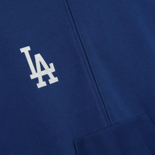 Fear of God x MLB LA Dodgers Half Zipper Raglan Blue Hoodie
