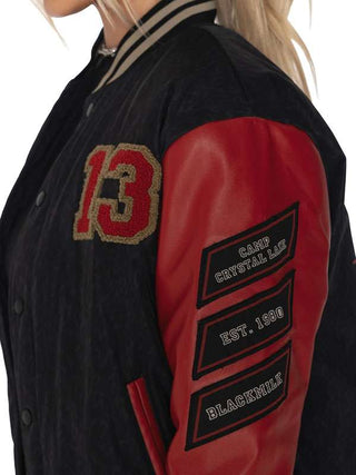Friday The 13th Red and Black Varsity Jacket