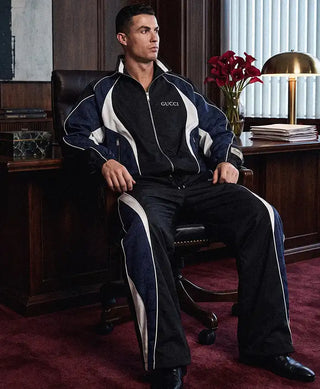 Gucci x Cristiano Ronaldo Black And Blue Tracksuit
