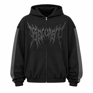 Gymshark × Carlos Belcast Zip Up Black Hoodie