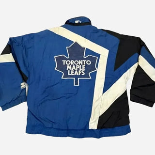 Hailey Bieber NHL Vintage Blue Jacket
