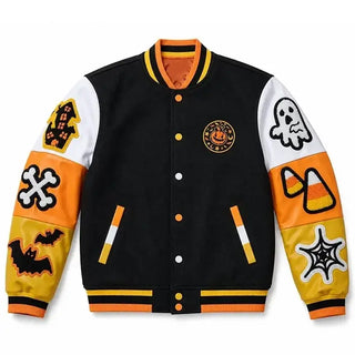 Halloween Boo Varsity Jacket