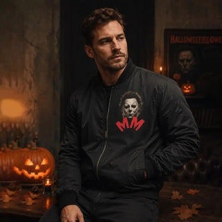Halloween Michael Myers Black Bomber Jacket