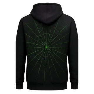 Halloween Spooky Pumpkin Black Hoodie