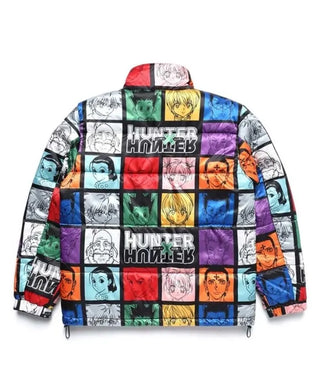 Hunter X Hunter Multicolor Puffer Jacket