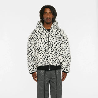 Icecream X Alpha Faux Fur Full Zip Up Hoodie