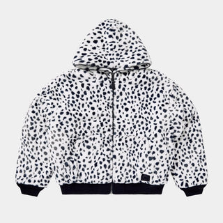 Icecream X Alpha Faux Fur Full Zip Up Hoodie For Men & Women