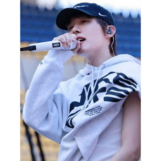 JHope Nike x BTS Pullover Grey Hoodie