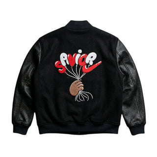 Jae Tips x Nike Varsity Black Bomber Jacket