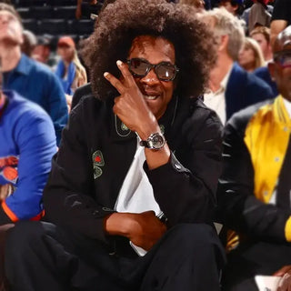 Jay-Z NBA Finals Game 3 Black Zip Jacket