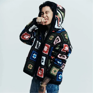 Jay Park BAPE 2026 Patchwork Hooded Jacket