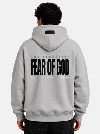 Jay Z x Fear Of God Grey Hoodie