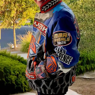 Jeff Hamilton Knicks NBA 2026 Champions Multi Jacket