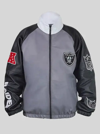 Jeff Hamilton Raiders Vegan Leather Jacket