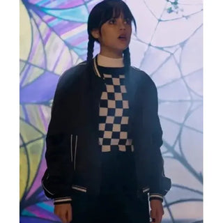 Jenna Ortega Wednesday Bomber Jacket
