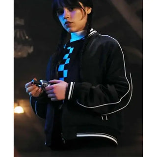Jenna Ortega Wednesday Bomber Jacket For Men & Women