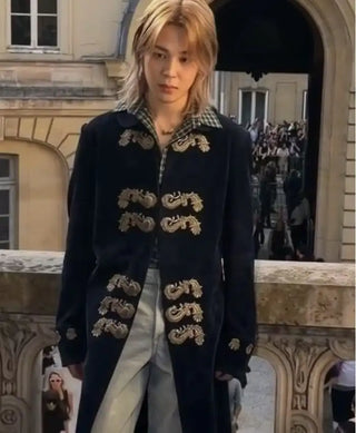 Jimin Dior Fashion Show Napoleon Coat Jacket