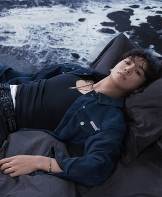 Jungkook x Calvin Klein Blue Denim Jacket