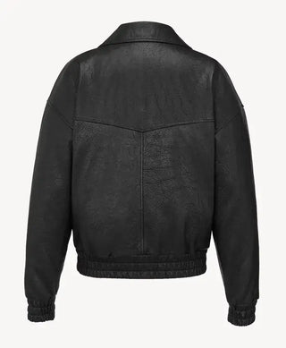 K-Pop Martin Cortis Saint Laurent  Black Leather Jacket
