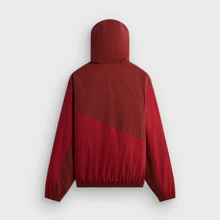 Kith & New Balance Poplin Mix Madison V Red Zip Jacket