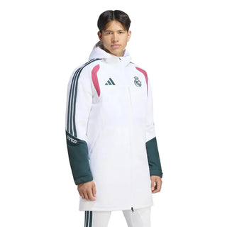 Real Madrid UCL Pro Parka 26/27 White Jacket