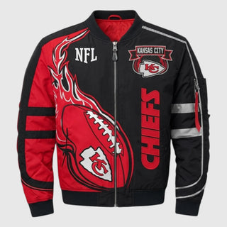 Kansas City Chiefs Black Vintage Varsity Jacket