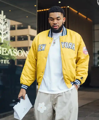 New York Knicks Karl-Anthony Towns Yellow Jacket