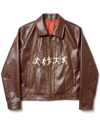 KidSuper x McDonald’s Running Guys  Brown Jacket