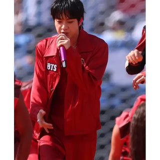 Kim Seok-jin WC Final Halftime Show Jacket