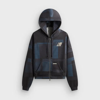 Kith & New Balance Woodblock Braxton Zip Hoodie For Men & Women