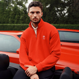 Kith for BMW 2026 Orange Quarter-Zip Sweatshirt