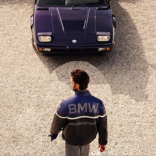 Kith for  BMW Motorsport 2026  Leather Jacket For Men & Women
