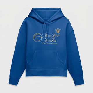 Knicks Fanatics 2026 NBA Finals Champions Blue Hoodie