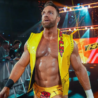 LA Knight MITB 2026 Yellow Vest