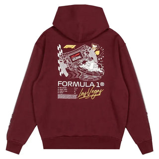 Las Vegas Grand Prix Steering Maroon Hoodie For Men & Women